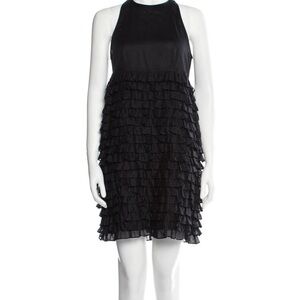 Burberry London Ruffle Bottom Sleeveless Dress